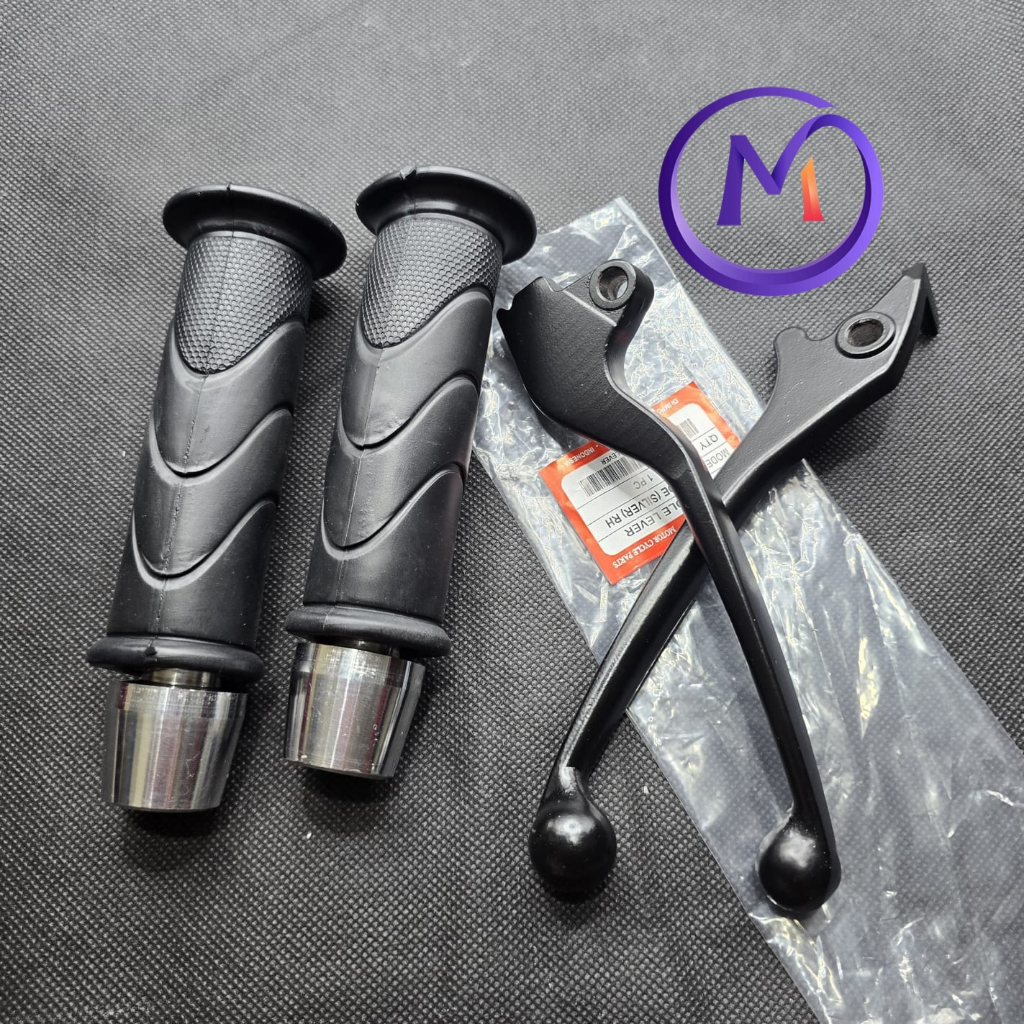PROMO PAKET 1 SET HANDLE REM + GRIP HONDA + JALU PCX UNIVERSAL SEMUA MOTOR HONDA VARIO 110 BEAT KARB