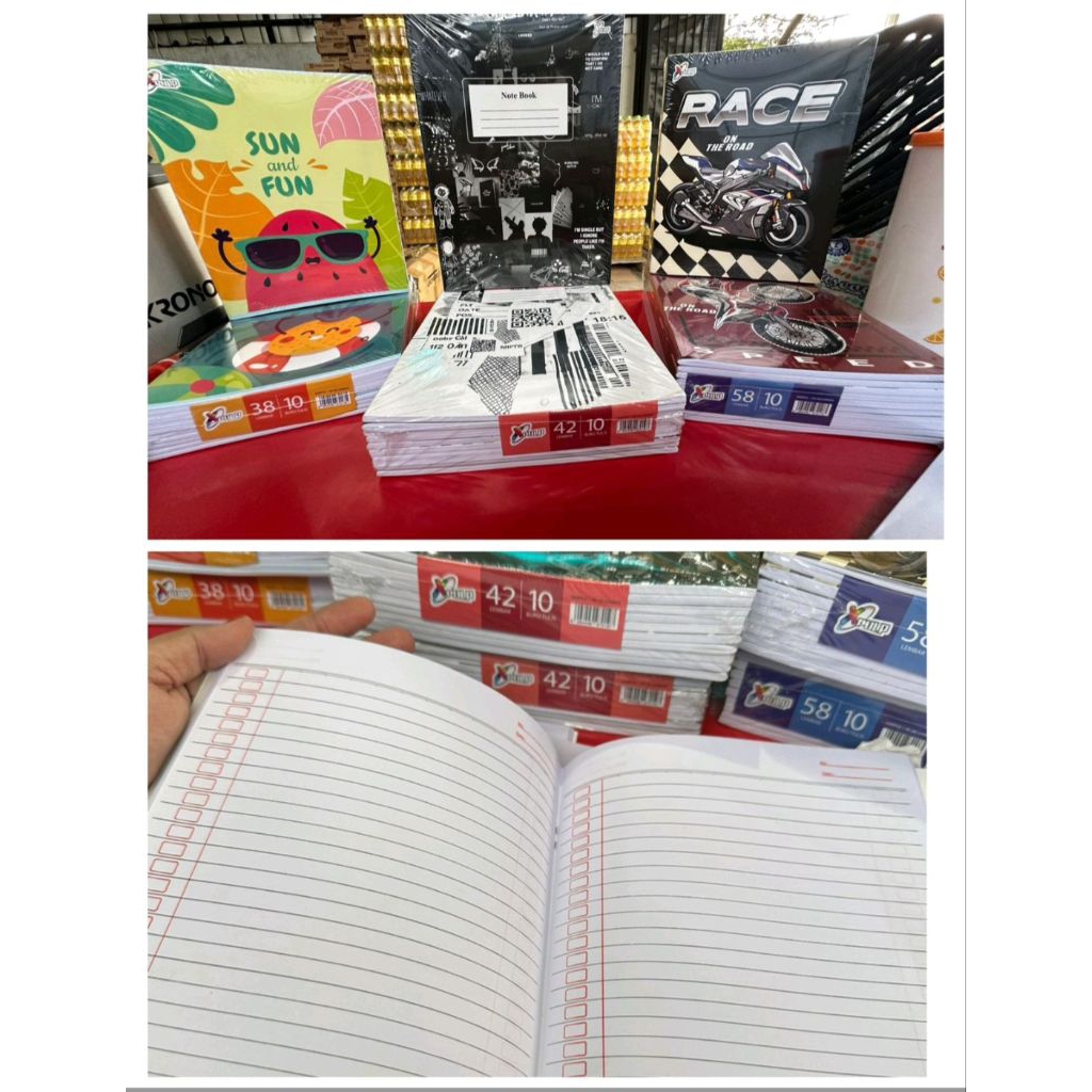 

buku tulis murah bigboz 1pak isi 10 & quarto 58 lembar