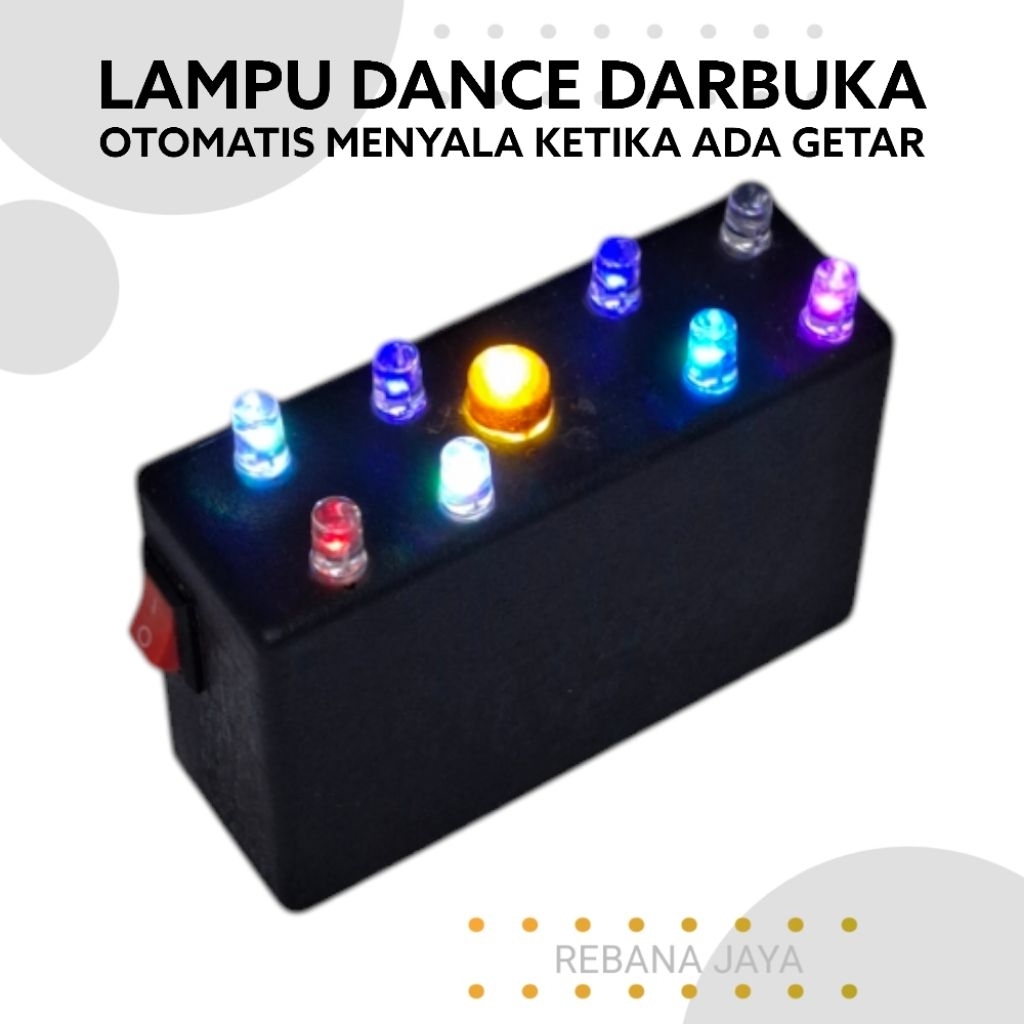 Lampu Dance Darbuka / Lampu LED Darbuka Dumbuk Calty