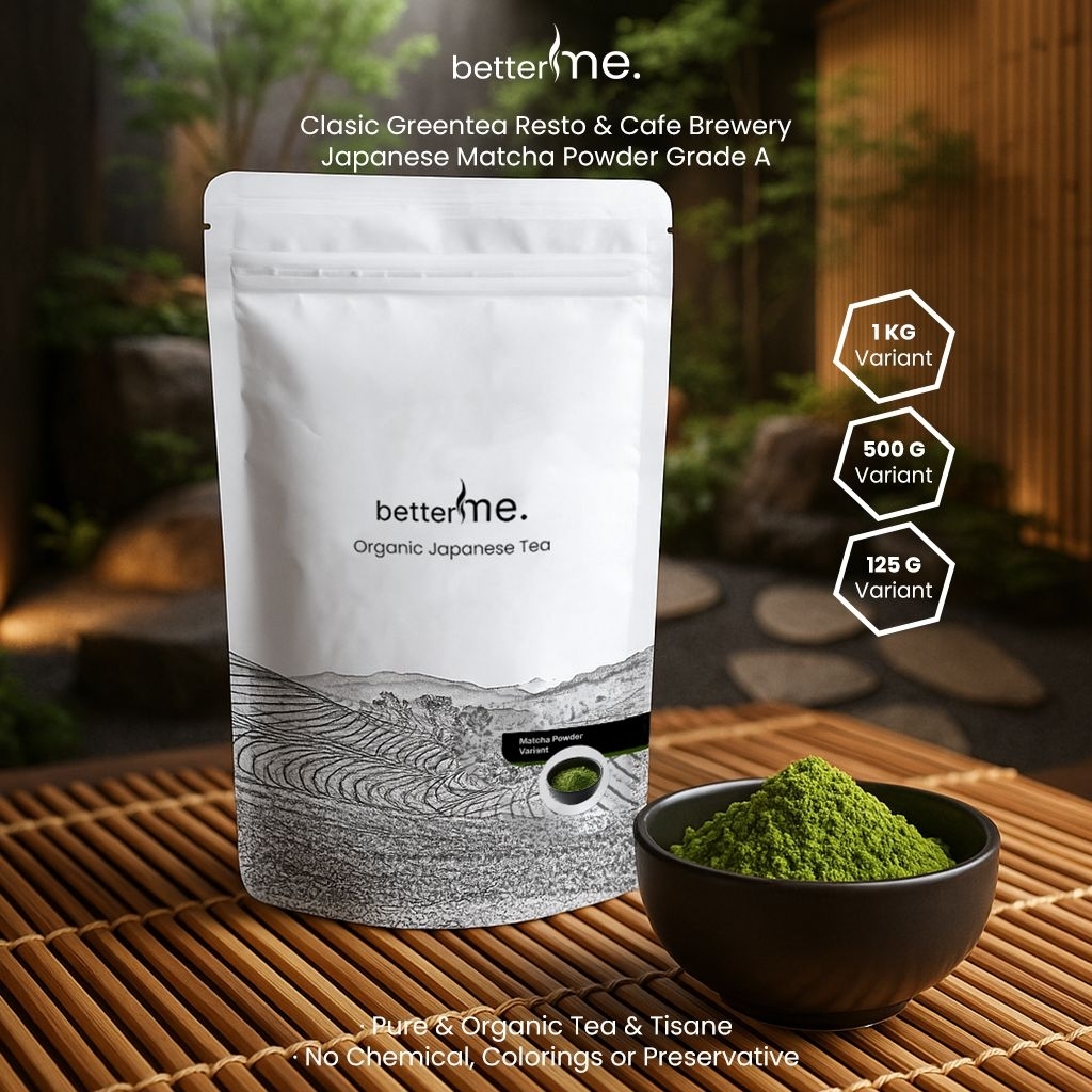 

Pure Japanese Matcha Powder Grade A Greentea. Murni Teh Hijau Jepang 1 kg