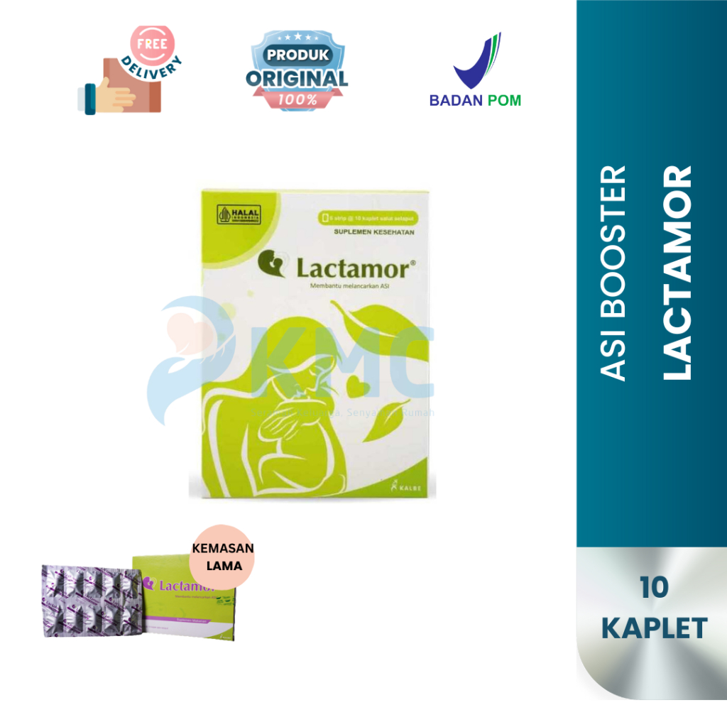 Lactamor Isi 10 Kaplet ASI Booster | Pelancar ASI Ibu