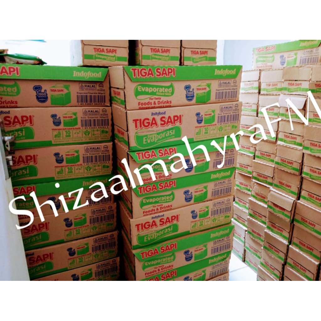 

Susu Evaporasi 3 Sapi , Kartonan isi 12, Exp Terbaru Emboss