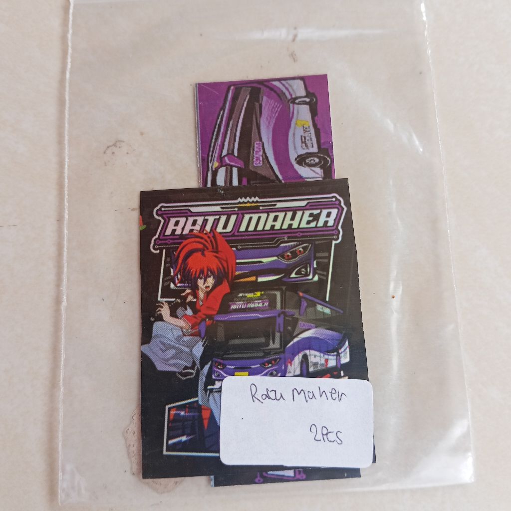 stiker bus sjm trans "ratu Maher"