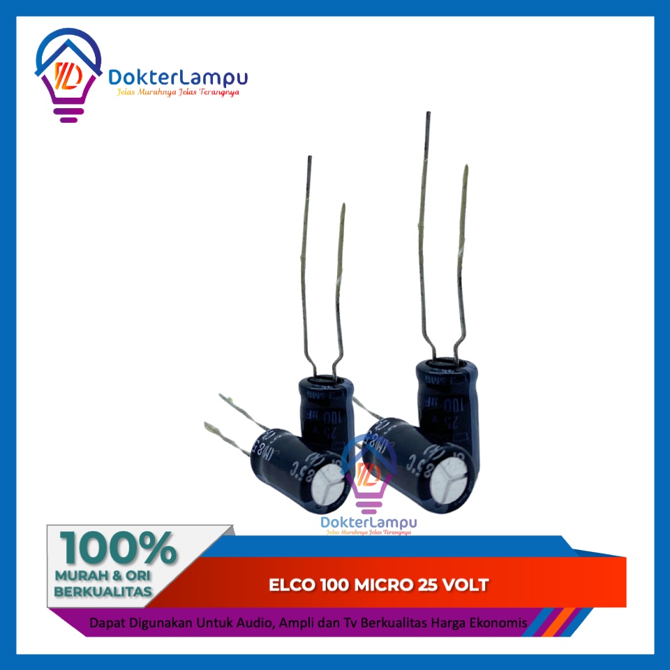 ELCO 100UF 25V