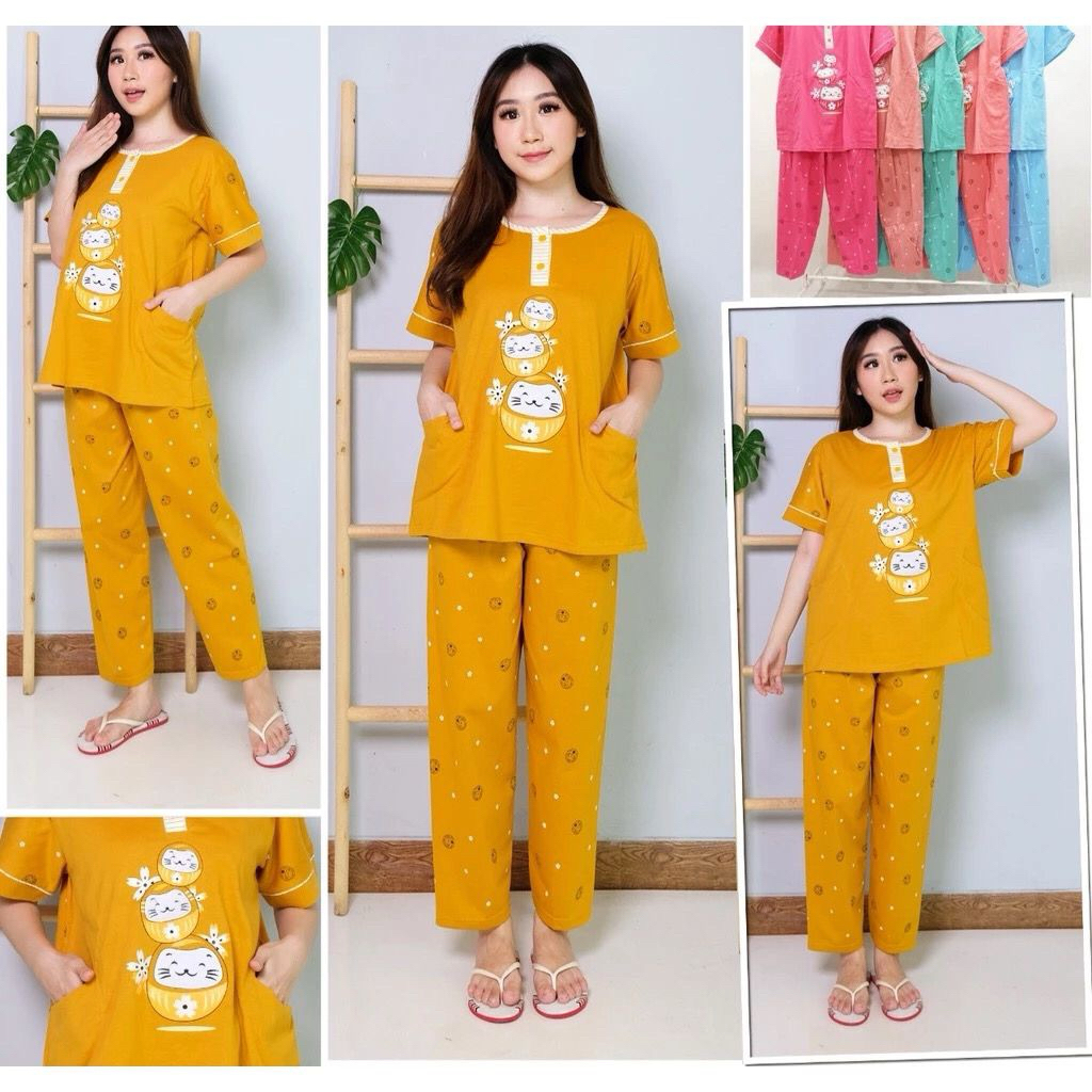 BAJU LALOK - TESSA CP JUMBO | BAJU TIDUR TESSA | BAJU TIDUR WANITA
