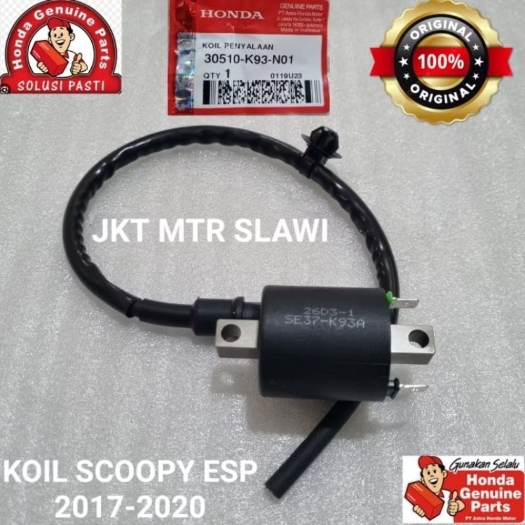 30510-K93-N01 coil comp ign koil honda scoopy esp 30510  k93 N01 ori Honda