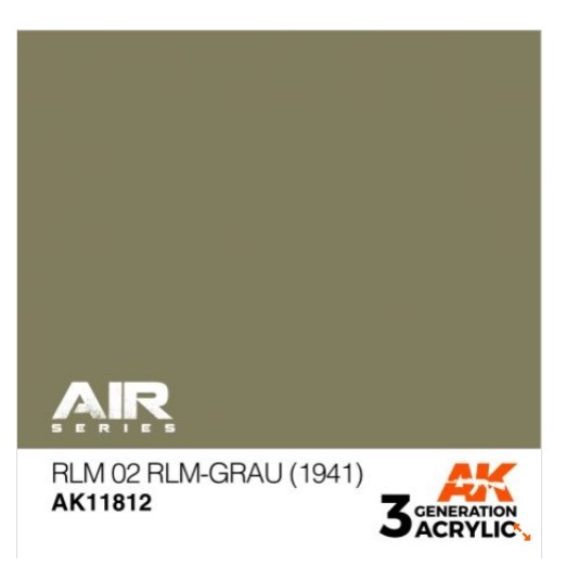 RLM02 RLM-GRAU (1941) AK11812 - cat model kit paint