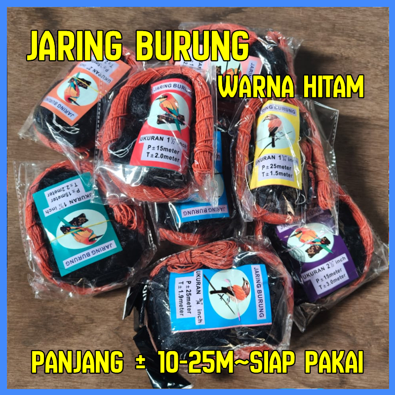 Jaring burung hitam jaring burung sawah Jaring burung kecil