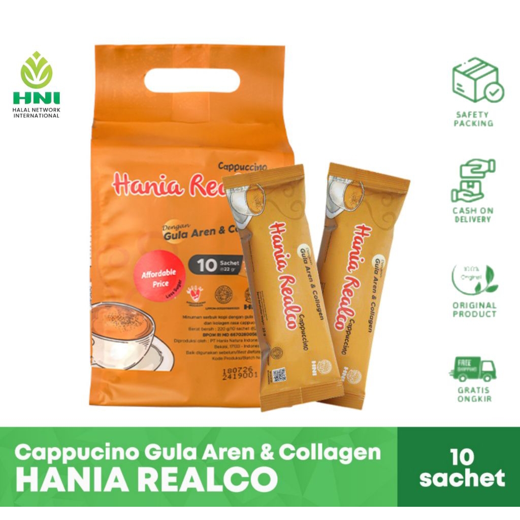 

Kopi Sehat Hania Realco Cappucino HNI