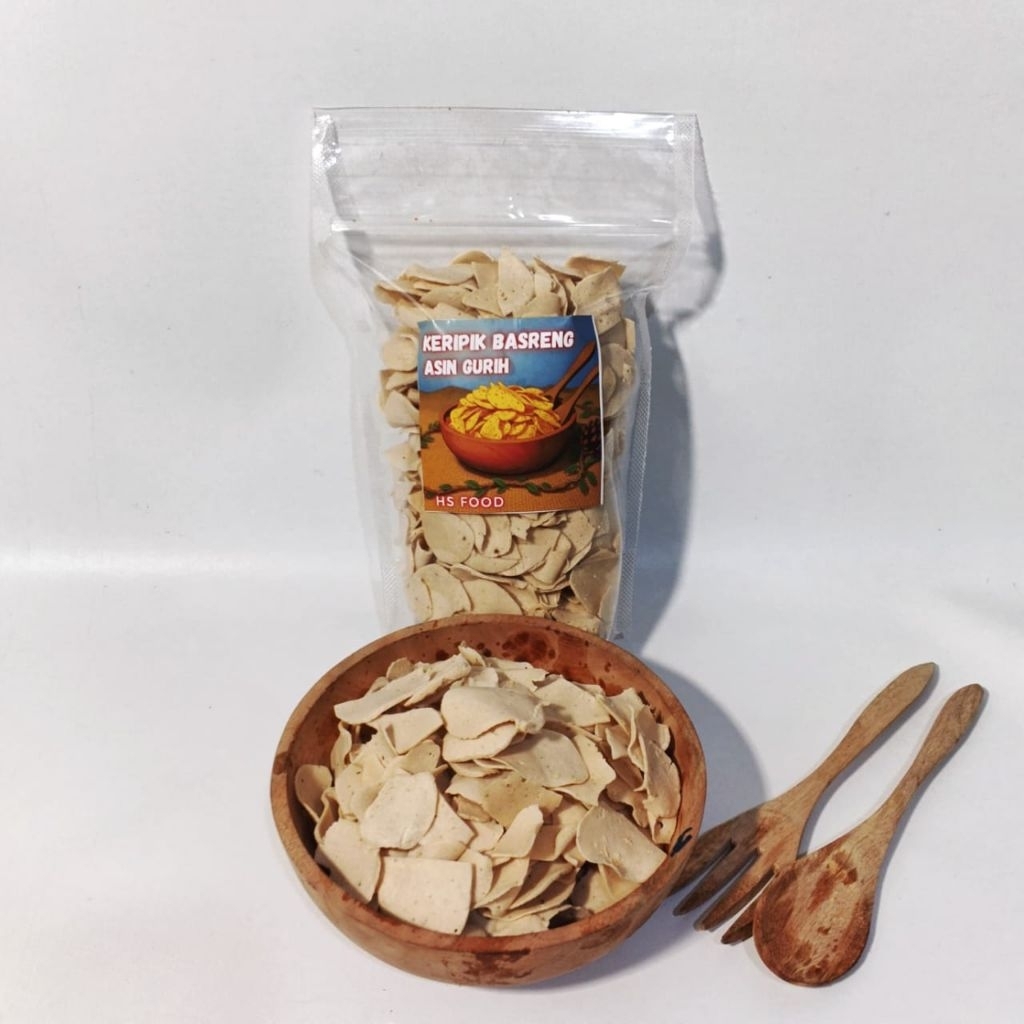 

Basreng koin original 250 grm/ basreng asin gurih renyah/Camilan basreng