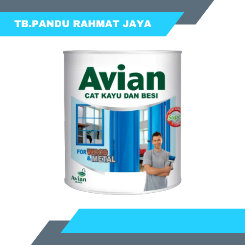 Cat Kayu & Besi Avian 0.9 Liter Warna Doff