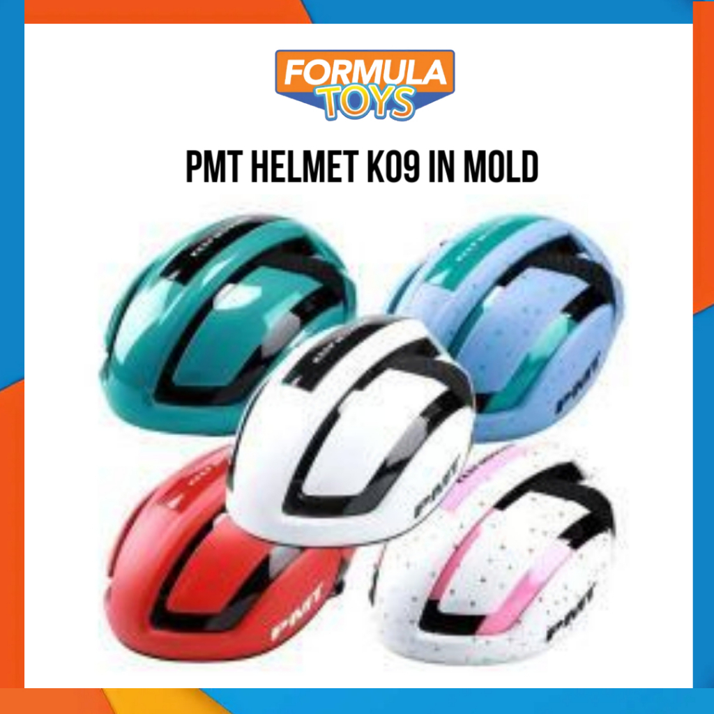 HELM SEPEDA PMT HELMET K09 IN MOLD SIZE L