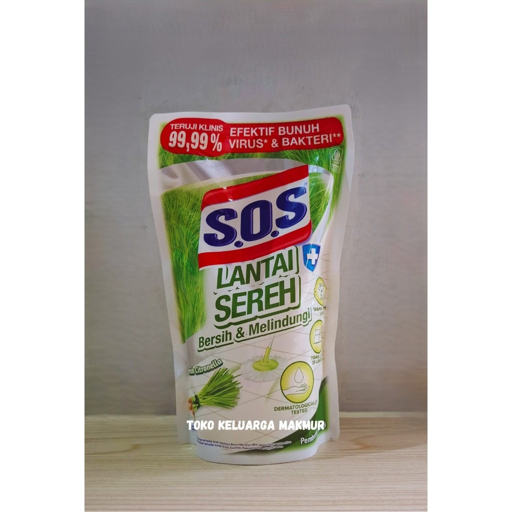 SOS PEMBERSIH LANTAI SEREH 675ML