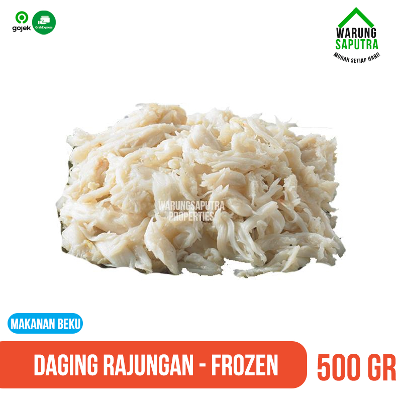 

Daging Putih Kepiting Rajungan Blue Crab Frozen Meat 500g