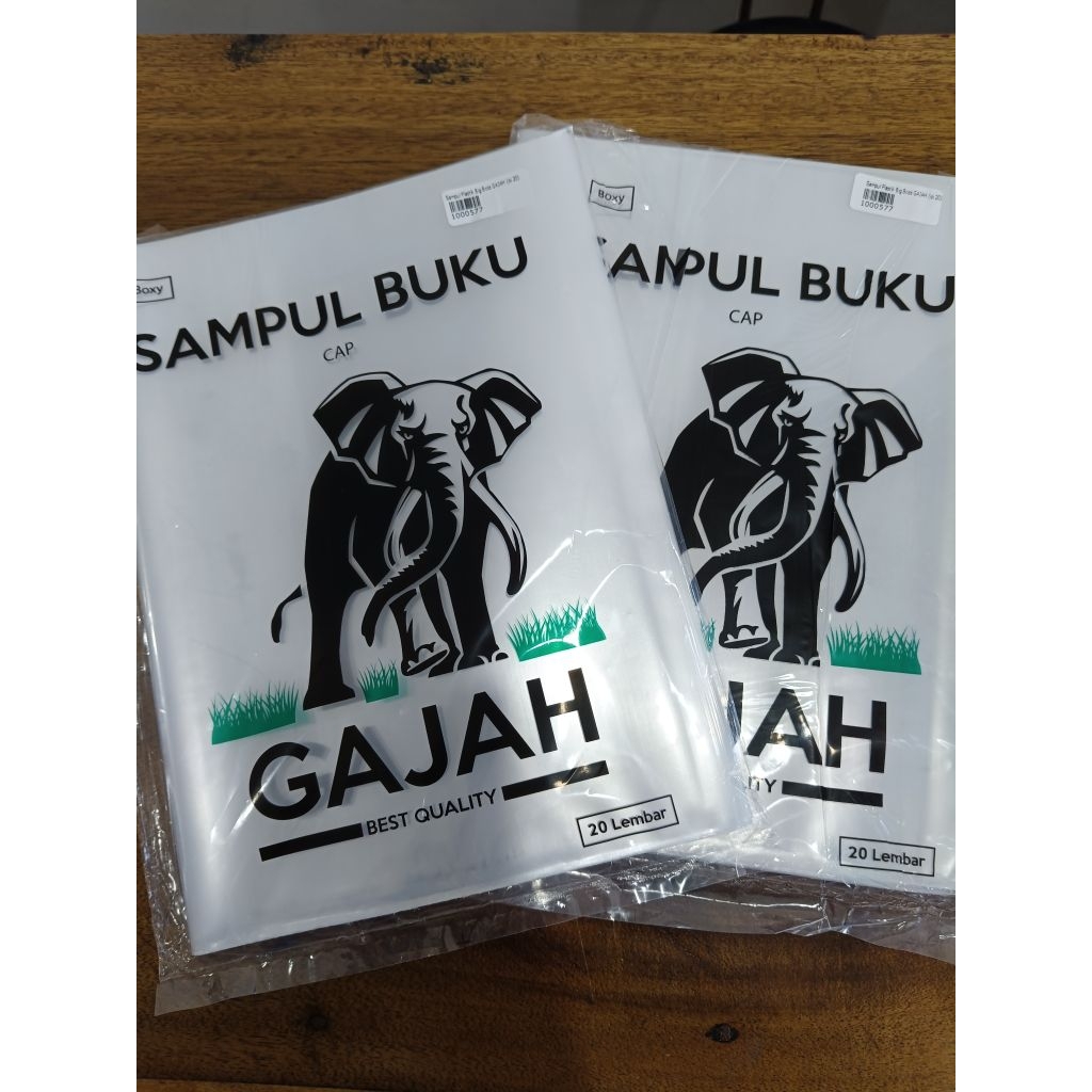 

SAMPUL BUKU PLASTIK BOXY GAJAH isi 20 lbr