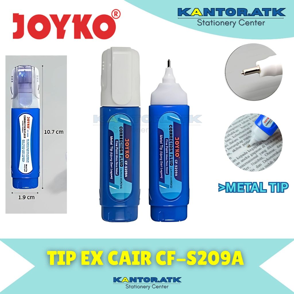 

Correction Fluid/Tipe X Cair Joyko CF-S209A