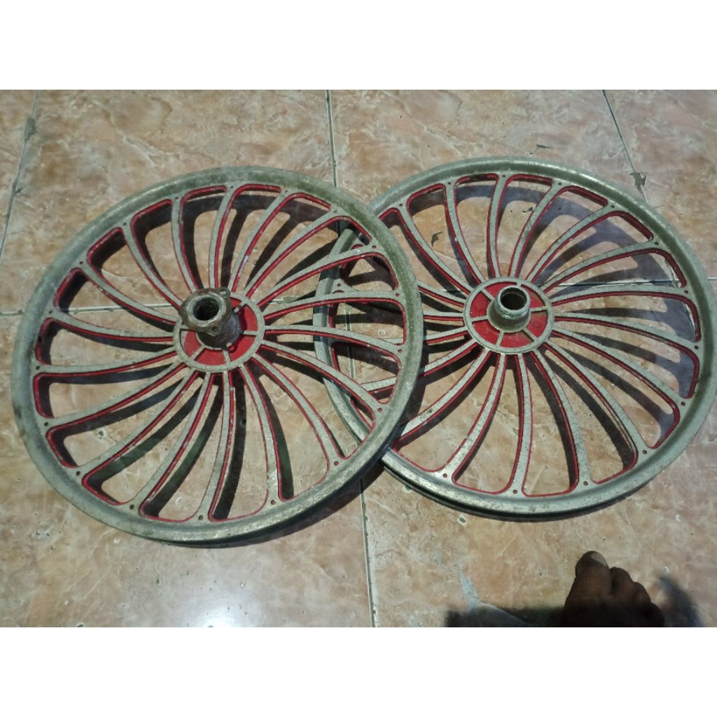 velg  depan belakang alloy sepeda bmx minion minitrek ring 20