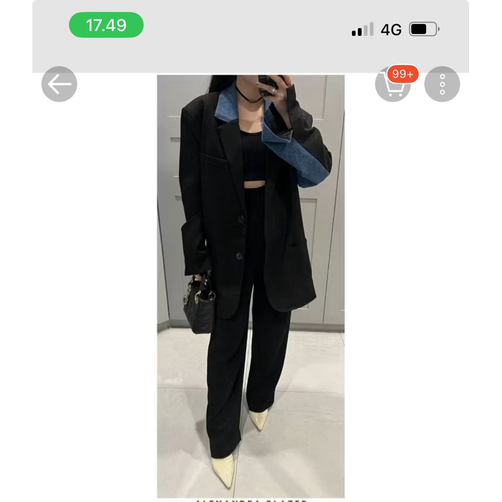 Preloved Blazer Semi Jeans