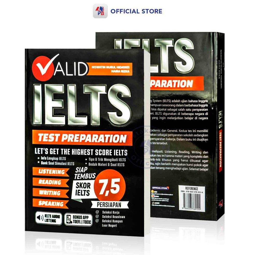 KODE H85B Buku Bahasa Inggris  Valid IELTS Test Preparation  Pustaka Baru Press  Pustaka Baru Press 