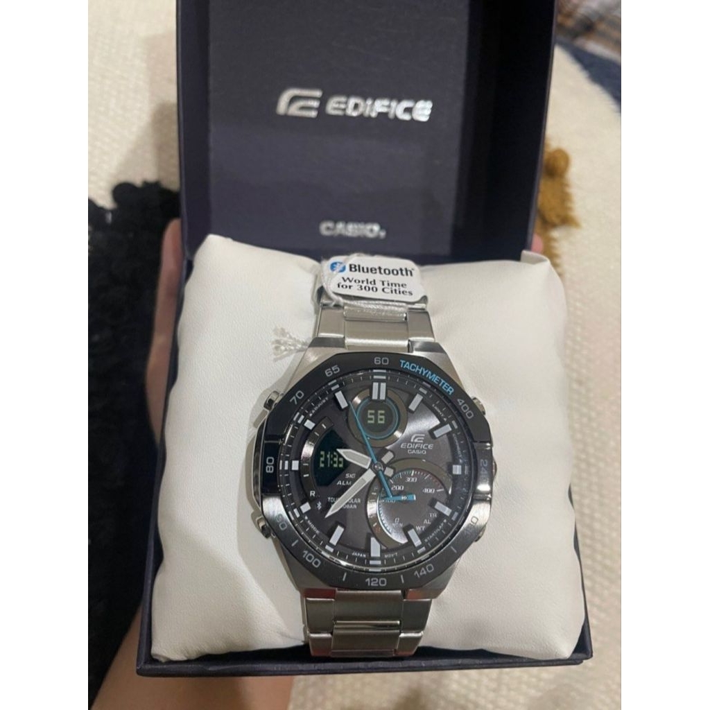 edifice casio ECB-950DB-1ADF new belum pernah di pake