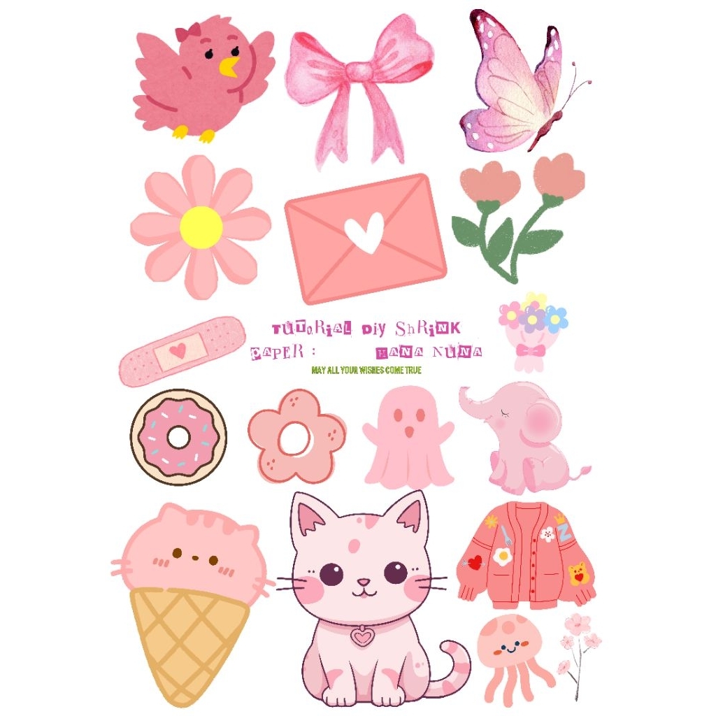 

Pola Jiplak Warna Pink Untuk Shrink Paper