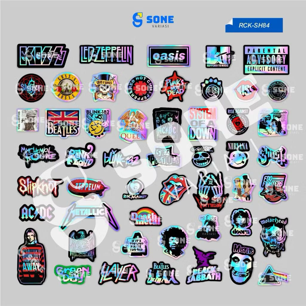 

STIKER BAND HOLOGRAM PACK ISI 50 stiker (KODE SH-1) PREMIUM QUALITY