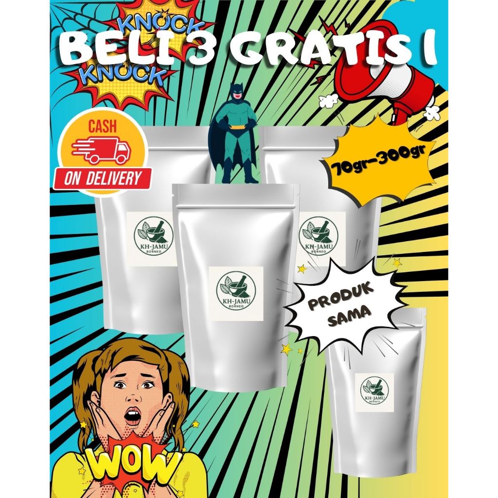 

[BELI TIGA GRATIS SATU] Green Super S+ Jamu Borneo || ORI 100% || Tanpa campuran, tanpa bahan kimia || Hijau superrr anti mual anti pusing
