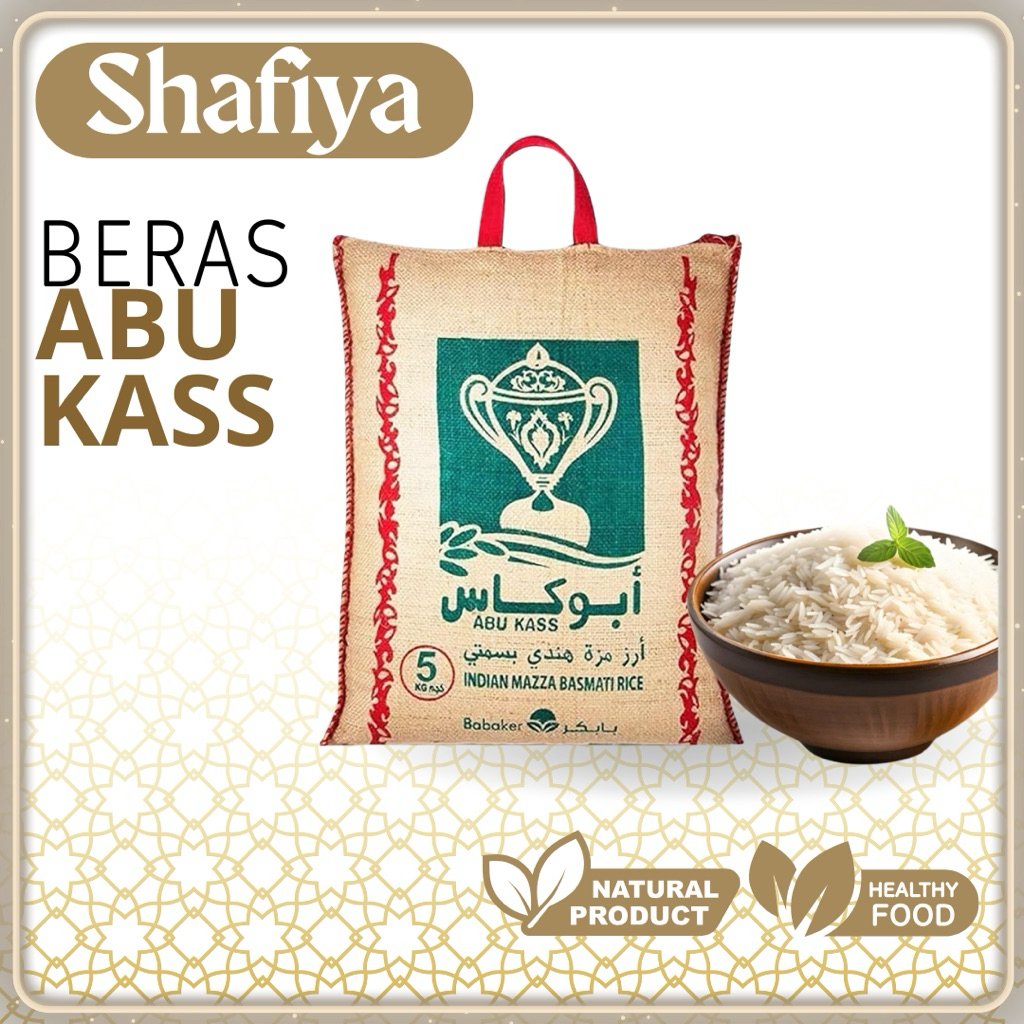 

(Repack) Beras Basmati Merk Abu Kass 1 KG