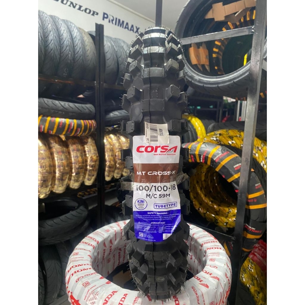 [READY COD] BAN CORSA MT CROSS X 100/100-18 CROSS TRABAS TRAIL
