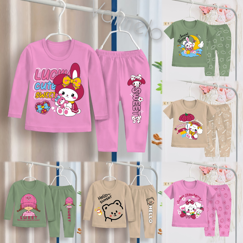 VALMELO SETELAN ANAK PEREMPUAN CELANA PANJANG/BAJU ANAK PEREMPUAN/BAJU BAYI PEREMPUAN