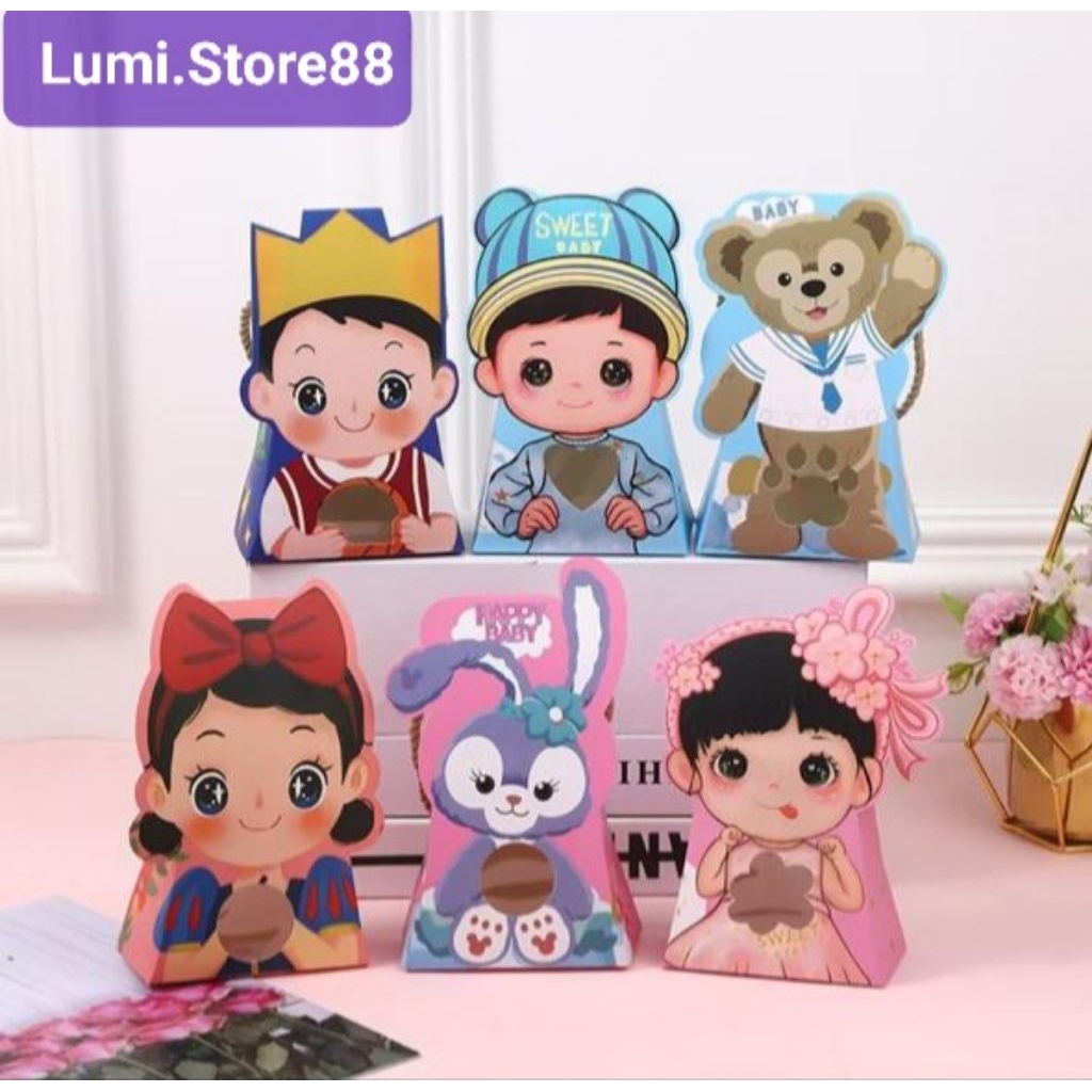 

GOODIE BAG ANAK TAS ULTAH ANAK TEBAL TAS PAPER BAG BINGKISAN ULANG TAHUN ANAK TAS SNACK JINJING KOTAK KADO PERLENGKAPAN ULTAH KOTAK HADIAH ANAK TAS HADIAH