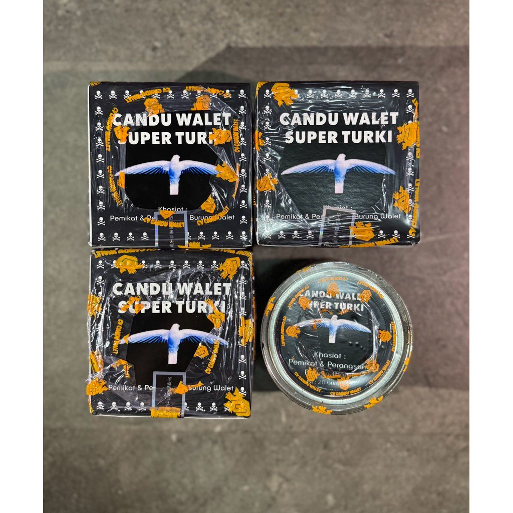 Candu Walet Super Turki (Kaleng) Isi 20Pcs (BONUS SP ST SI & GRATIS ONGKIR)