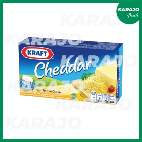 

Keju Kraft Cheddar 165g Praktis