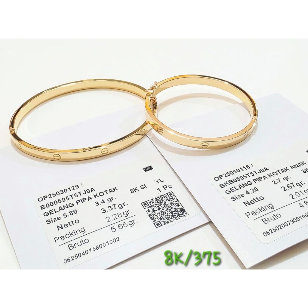 Gelang Kolong Cartier Anak & Dewasa (8K//375℅)