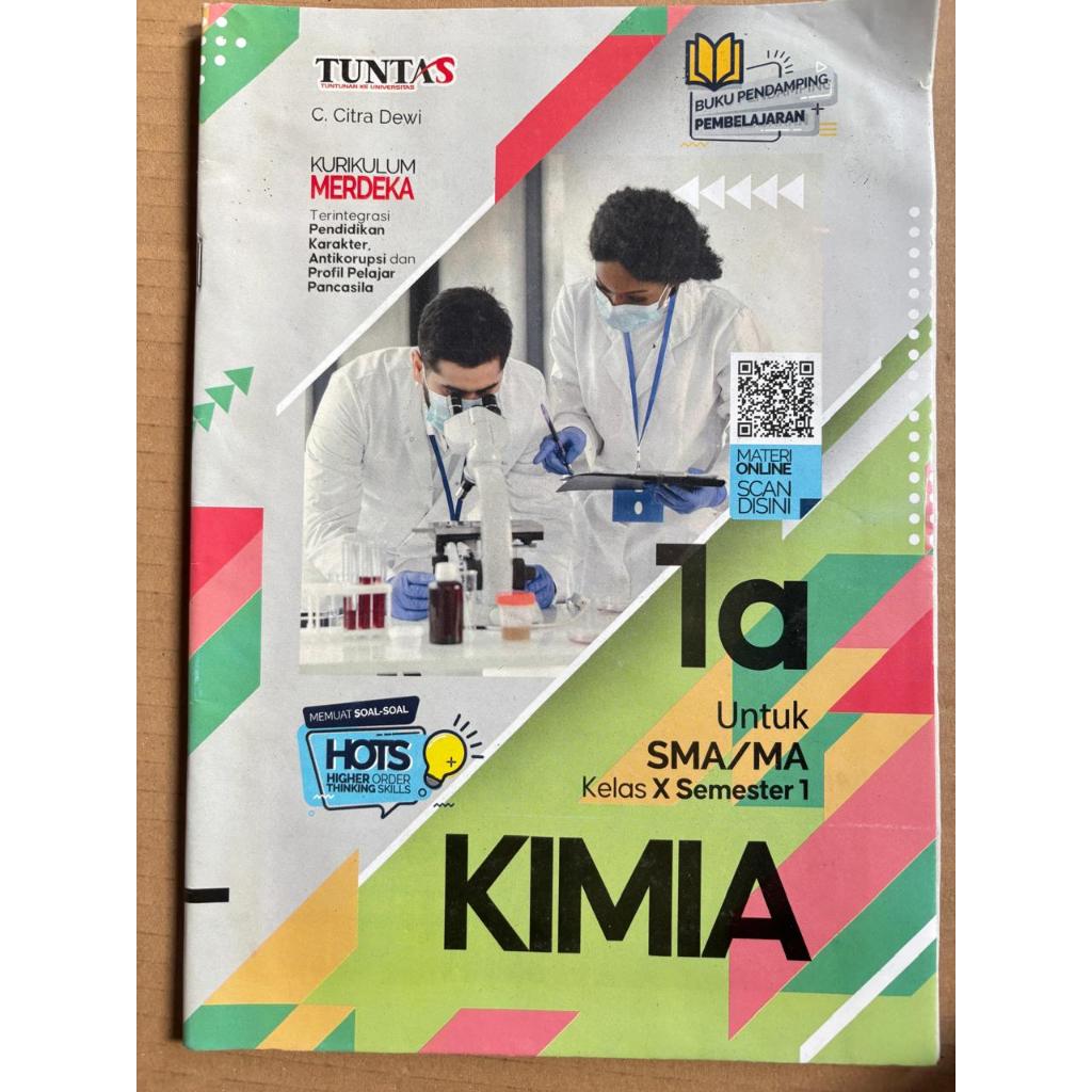 LKS KIMIA KELAS 10 DAN 11 SMA/MA SEMESTER 1 KURIKULUM MERDEKA-TUNTAS