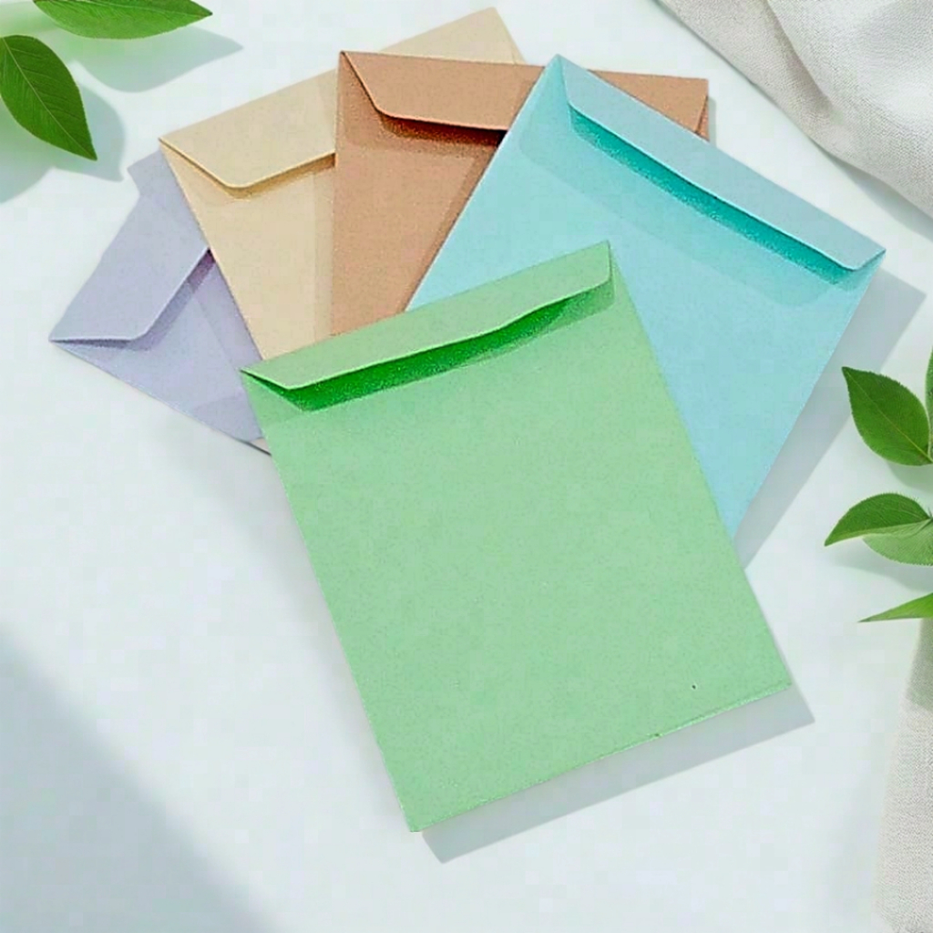 

[10 Amplop Kertas Warna Ukuran Saku / Amplop Kecil