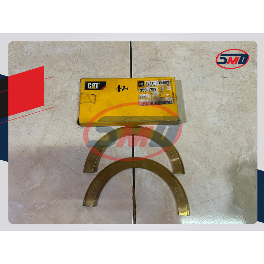 253-1752 BEARING THRUST WASHER 3406 3408 3412 METAL BULAN 2531752 ASLI ORI GENUINE