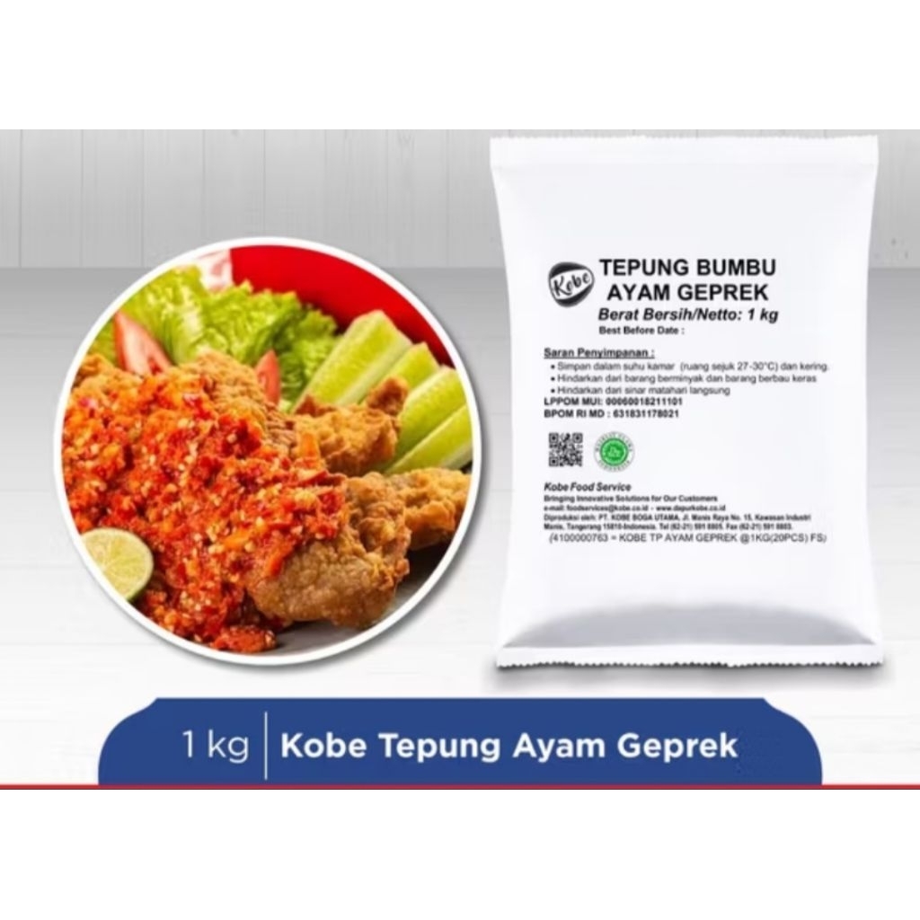 Tepung Ayam Geprek KOBE 1kg