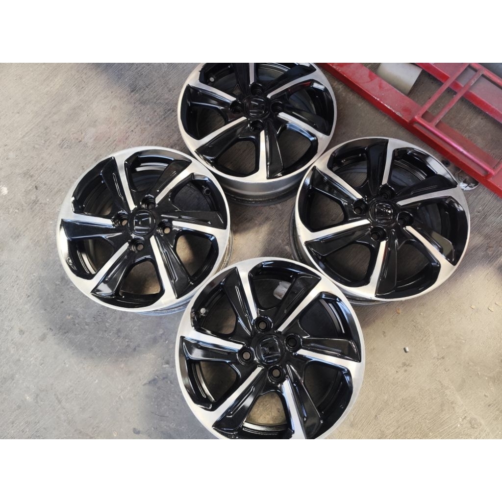velg oem brio ring 14 pcd 4x 100 satuan serep stip