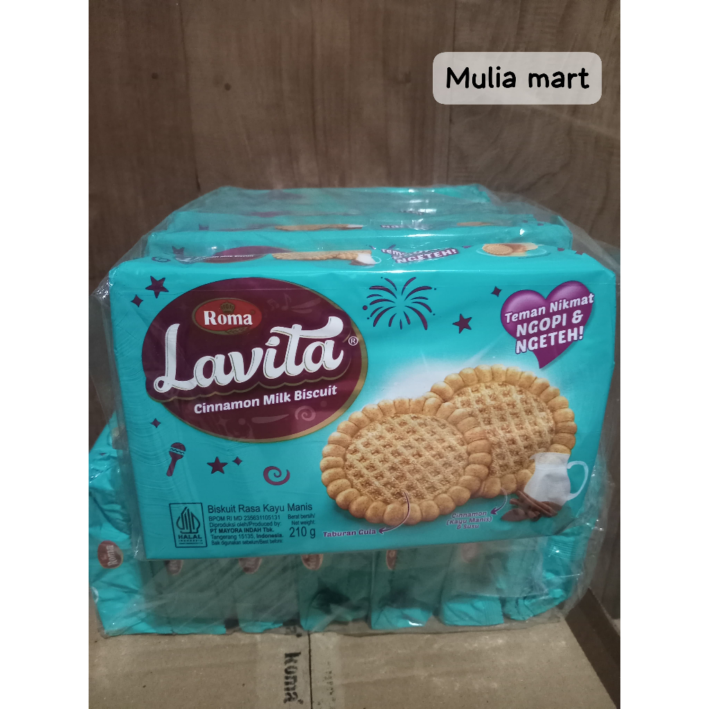 

Roma Lavita cinnamon biskuit kayu manis 210gr