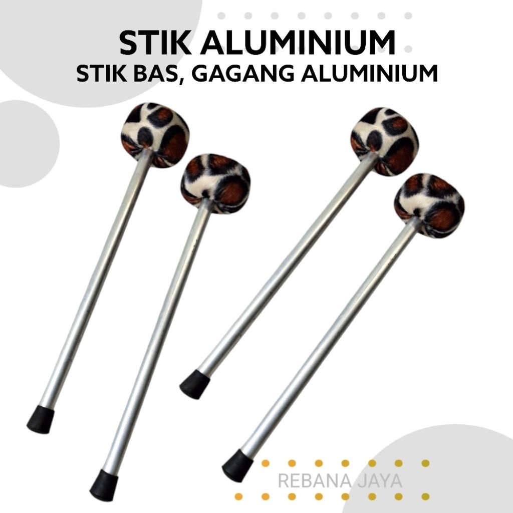Stik Bas Jidur Rebana Hadrah Aluminium