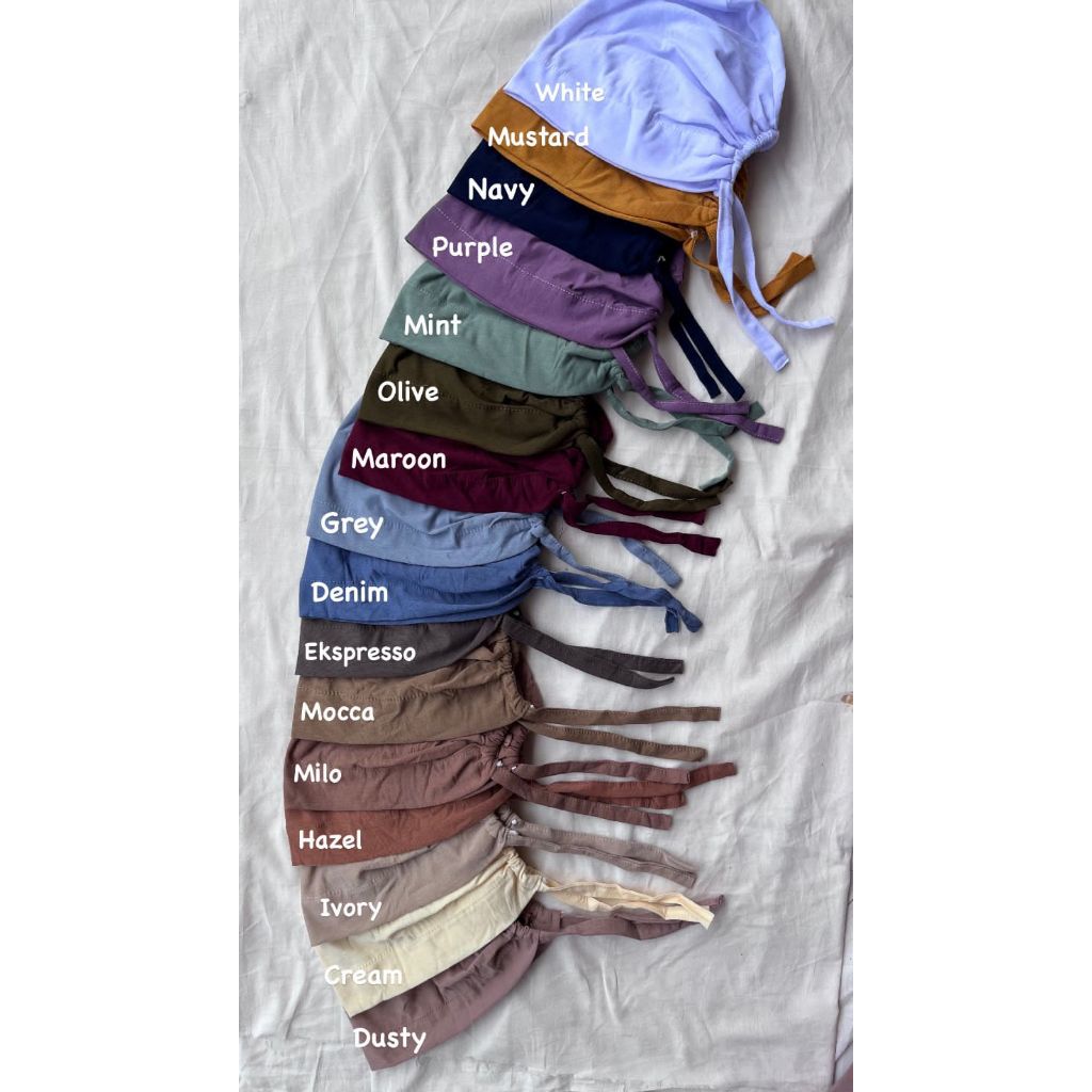 CIPUT INNER TURKI TALI BELAKANG / CIPUT DALAMAN KERUDUNG / inner basic turki