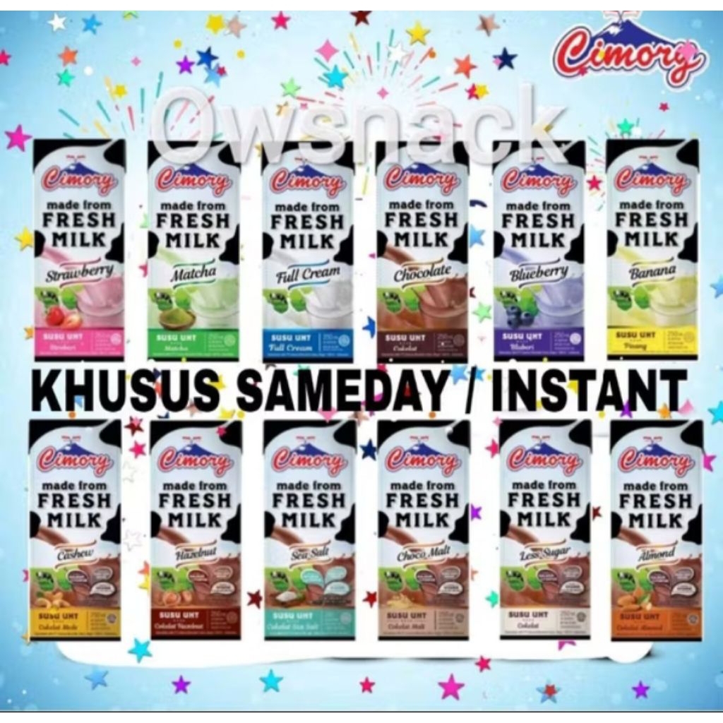 

satu dus cimory UHT 250 ml fresh milk