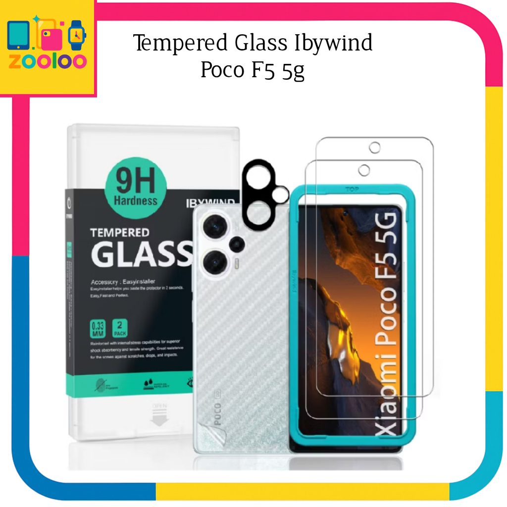 Ibywind Tempered Glass untuk Poco F5 5g