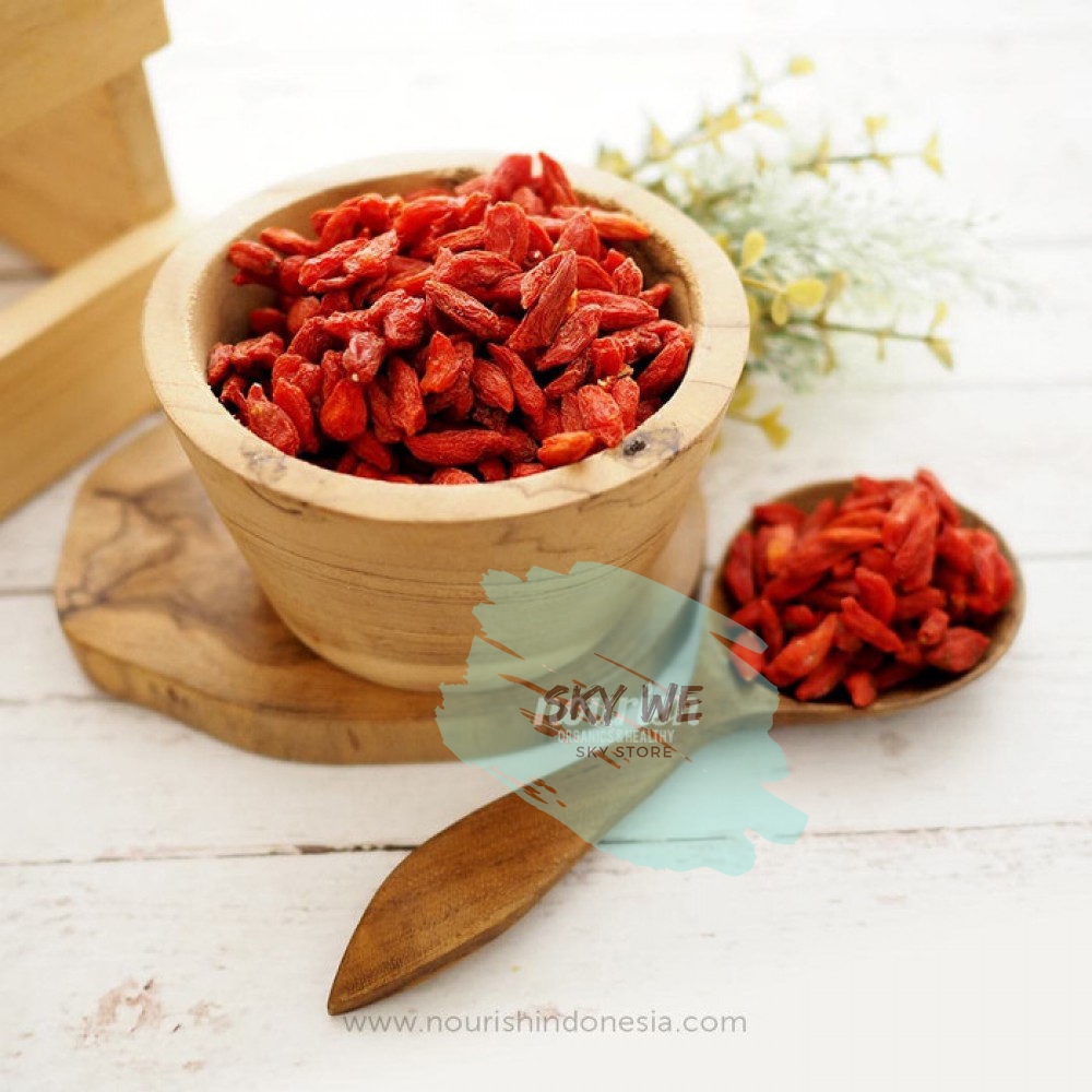 

Goji Berry 100 gr / Kici Obat Herbal Buah Kering / Dried goji berry Higienis