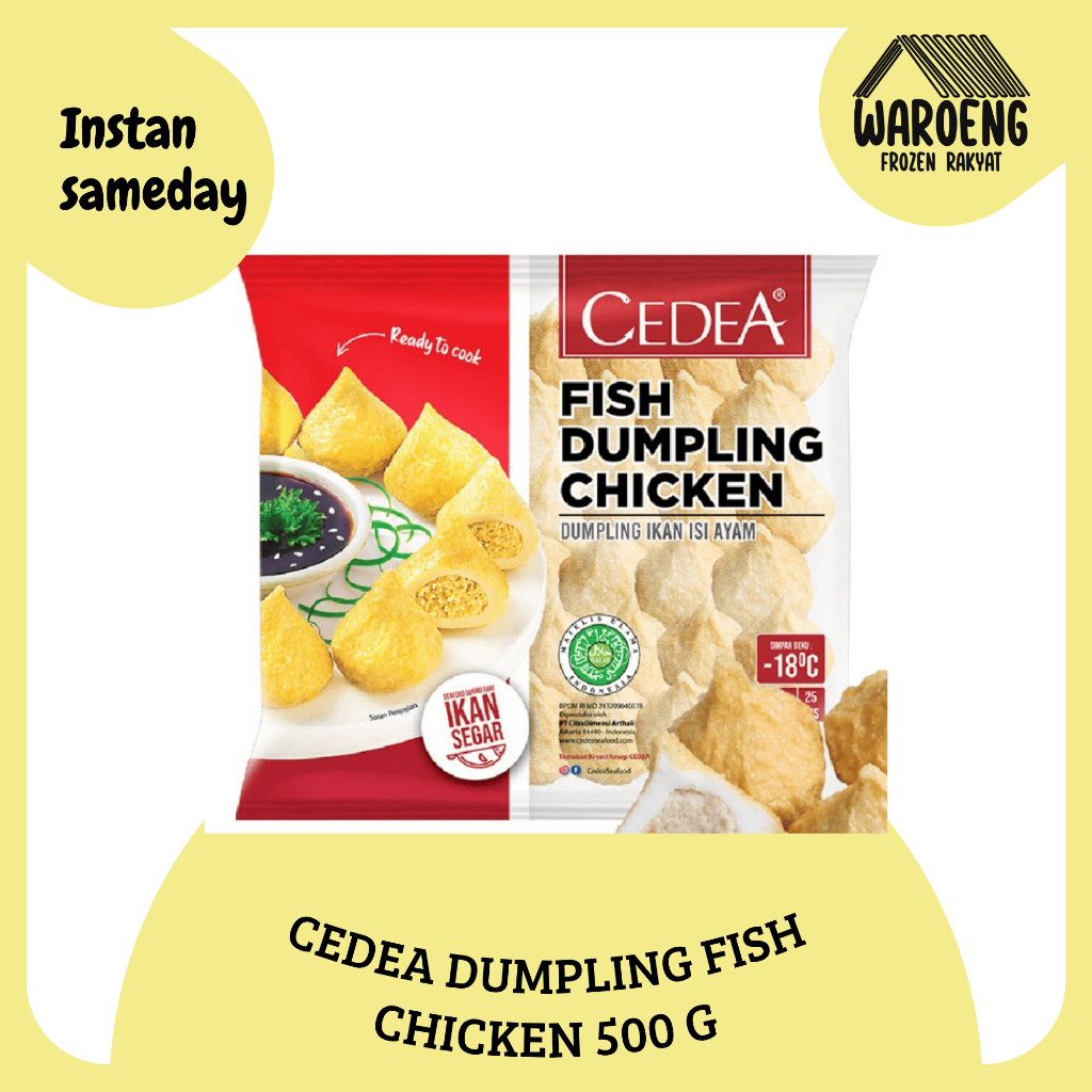 

CEDEA DUMPLING FISH CHICKEN 500G