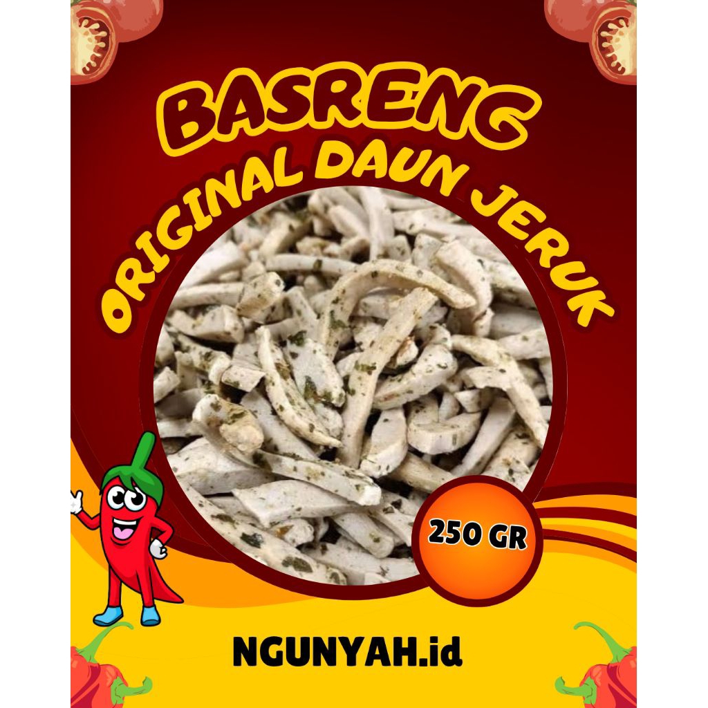 

250gr Basreng daun jeruk original basreng viral rasa original daun jeruk 250 gr