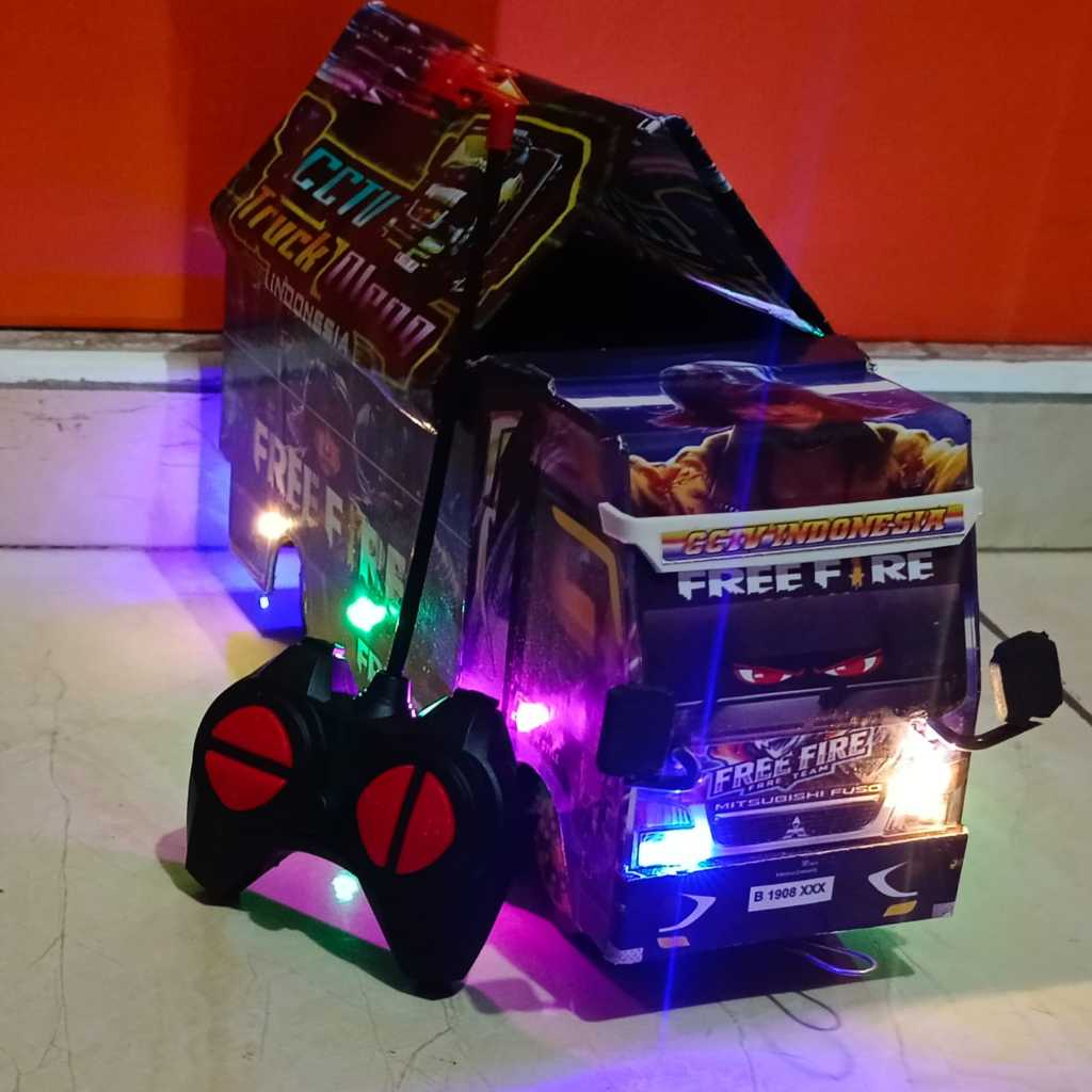 MINIATUR TRUK OLENG RC REMOT CONTROL BATRAI CAS