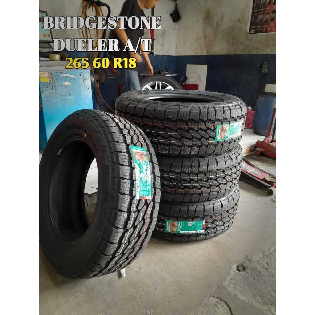 Ban bridgestone dueler at ukuran 265 60 R18 ban fortuner pajero ukuran 265/60 18 - toko ban cawang