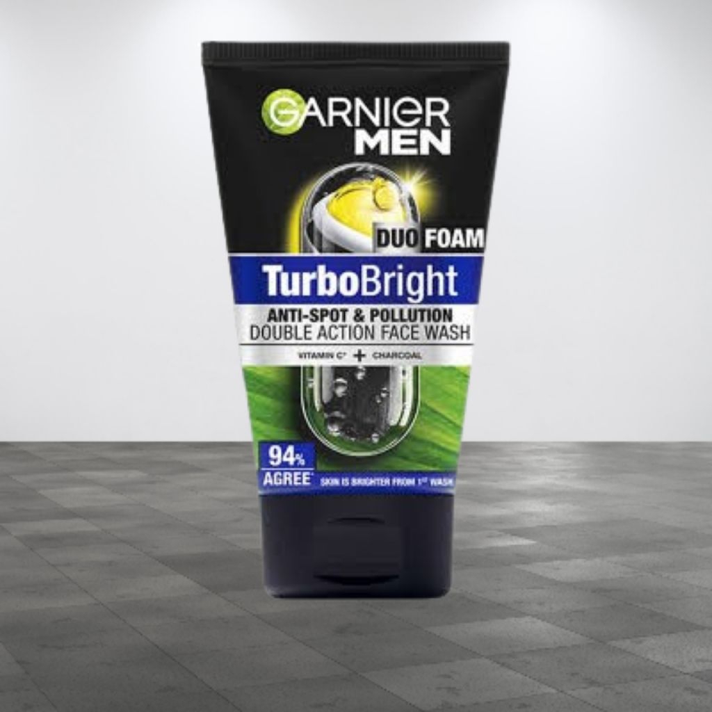 Garnier Men Turbo Bright Duo Foam 100ml